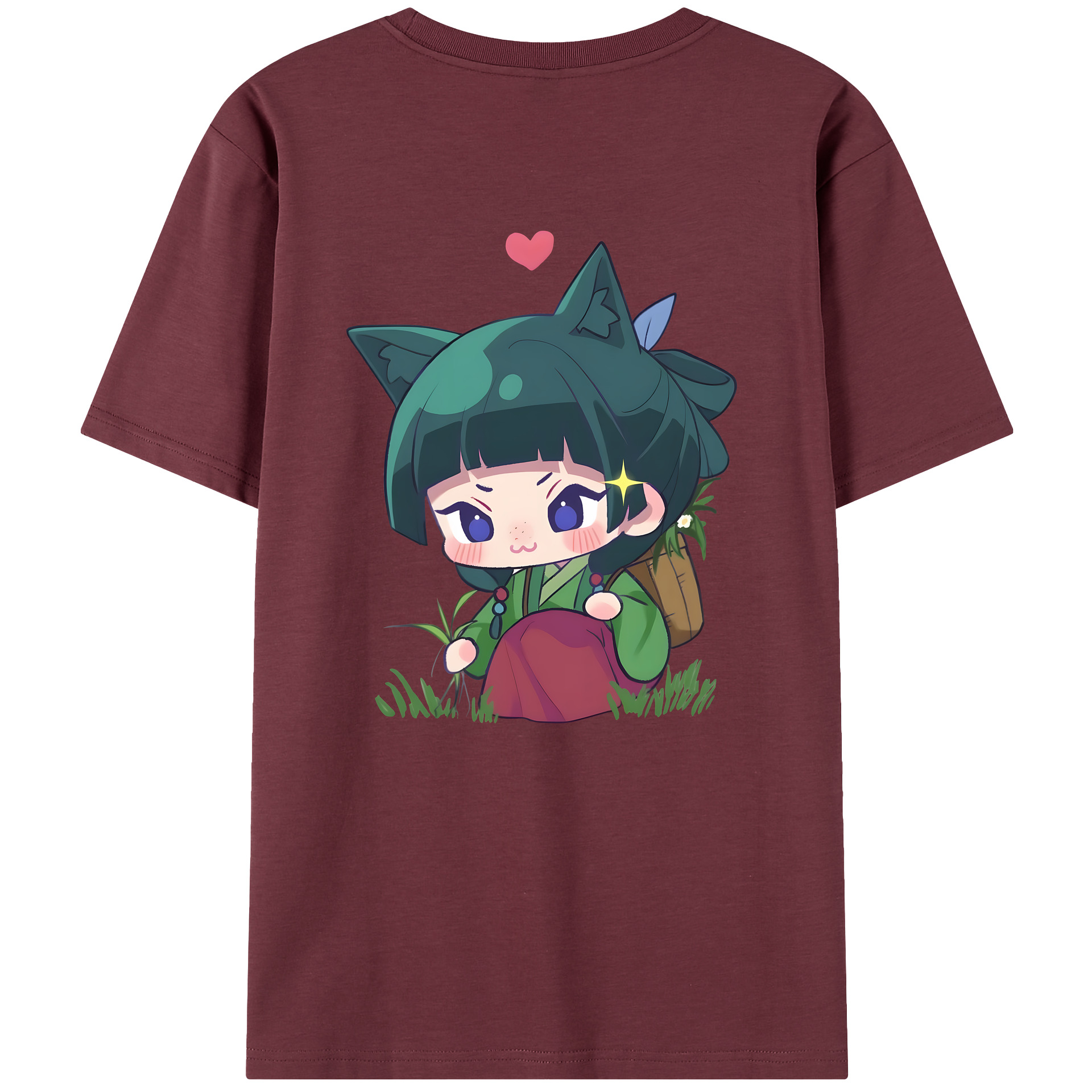 （画像用） 薬屋のひとりごと The Apothecary Diaries 綿100％半袖Tシャツ（背面プリント）